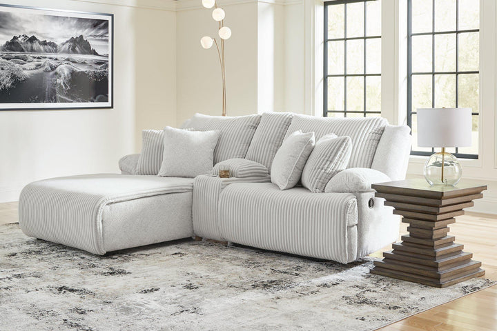 Top Tier Reclining Sectional Sofa with Chaise