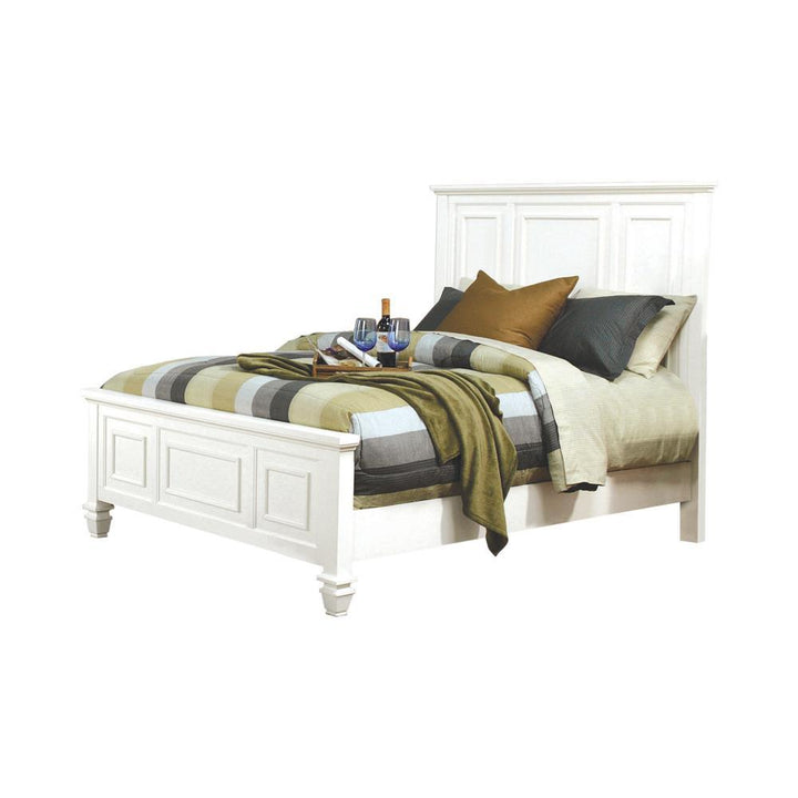 Sandy Beach White Queen Bed