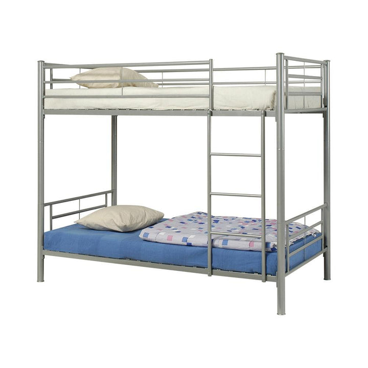 Denley Metal Twin-over-Twin Bunk Bed