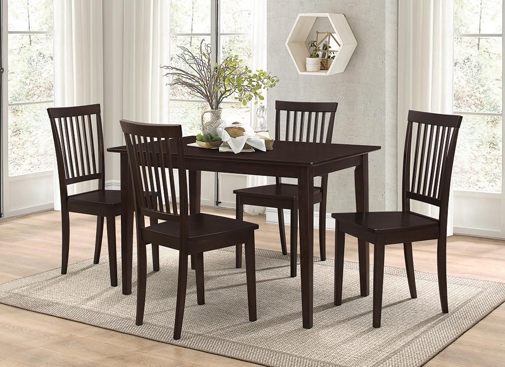 Oakdale Casual Cappuccino Five-Piece Dinette Set