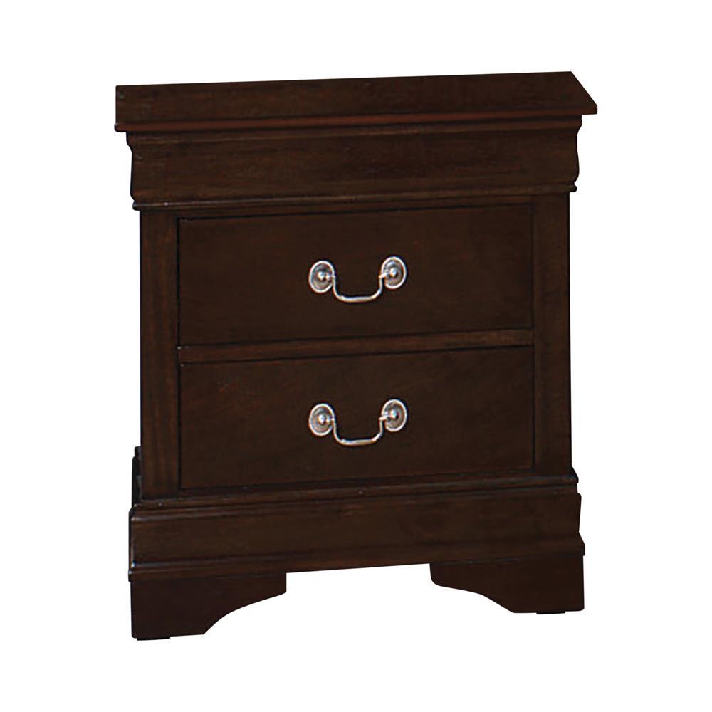 Louis Philippe Two-Drawer Nightstand