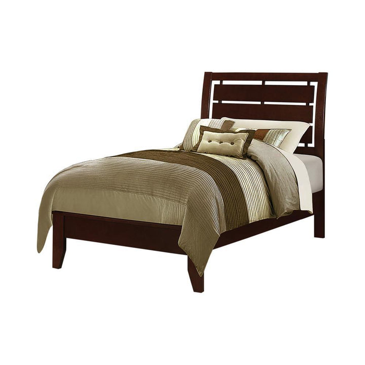 Serenity Twin Bed Rich Merlot