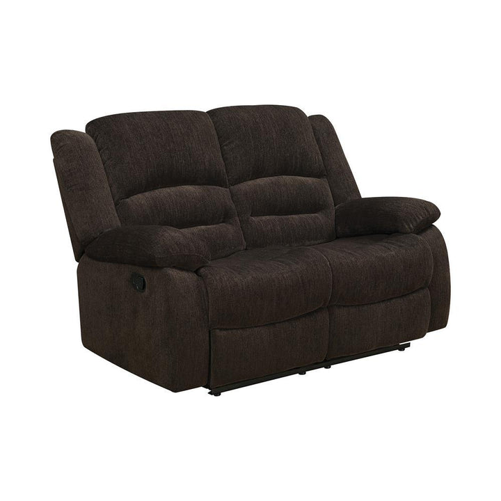 Gordon Chocolate Reclining Loveseat