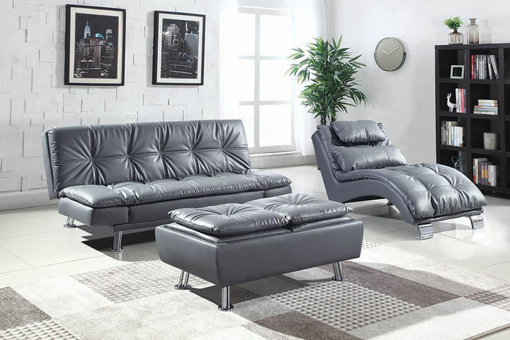 Dilleston Contemporary Dark Grey Sofa Bed