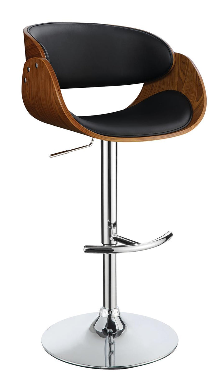 Modern Black Adjustable Bar Stool