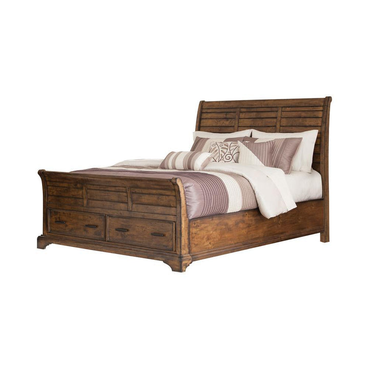 Elk Grove Rustic Vintage Bourbon Eastern King Bed