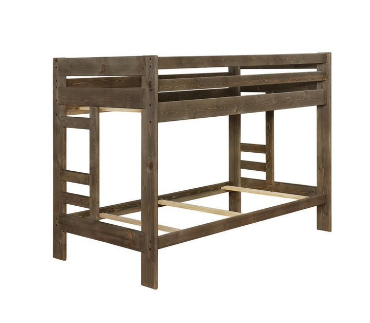 Wrangle Hill Gun Smoke Twin/Twin Bunk Bed