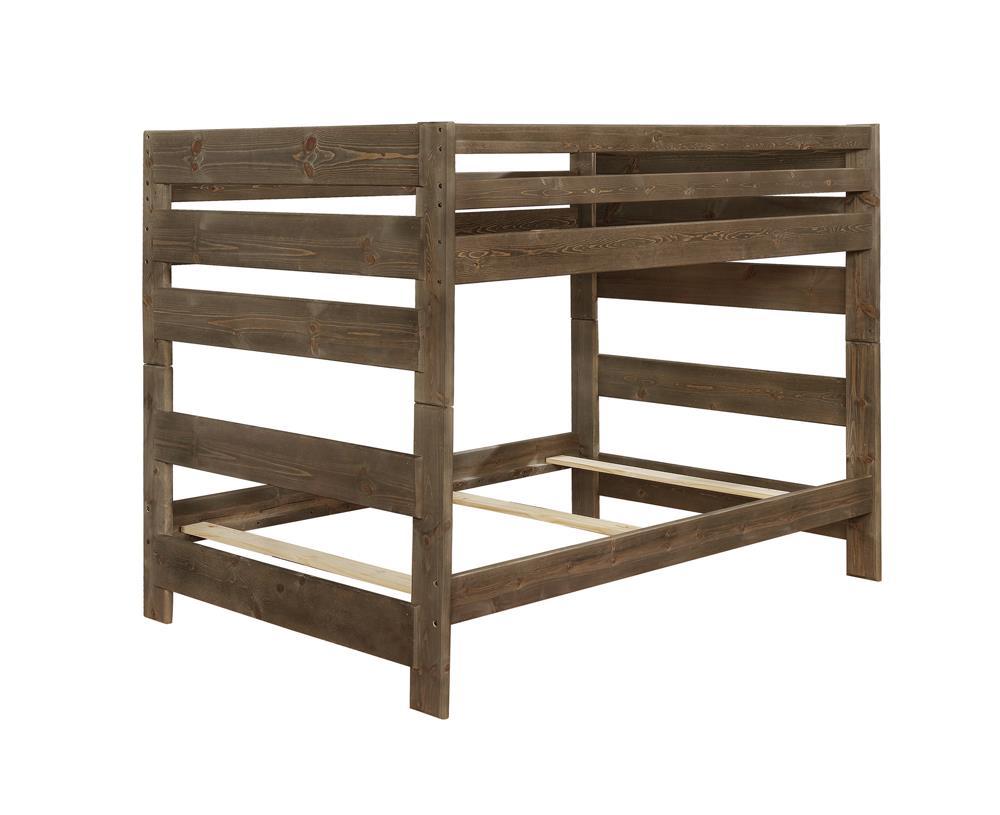 Wrangle Hill Gun Smoke Full/Full Bunk Bed