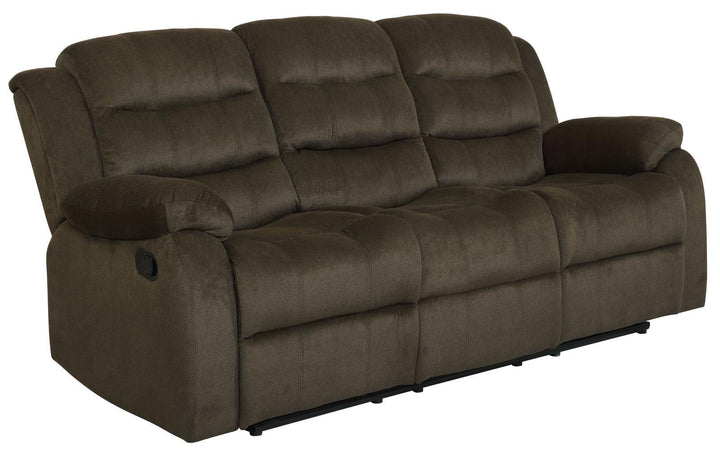 Rodman Chocolate Reclining Sofa