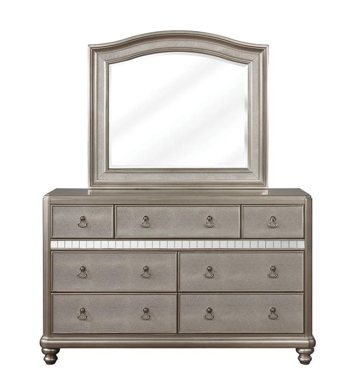 Bling Game Dresser Mirror With Arched Top