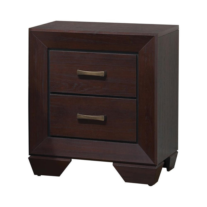 Fenbrook Dark Cocoa Two-Drawer Nightstand