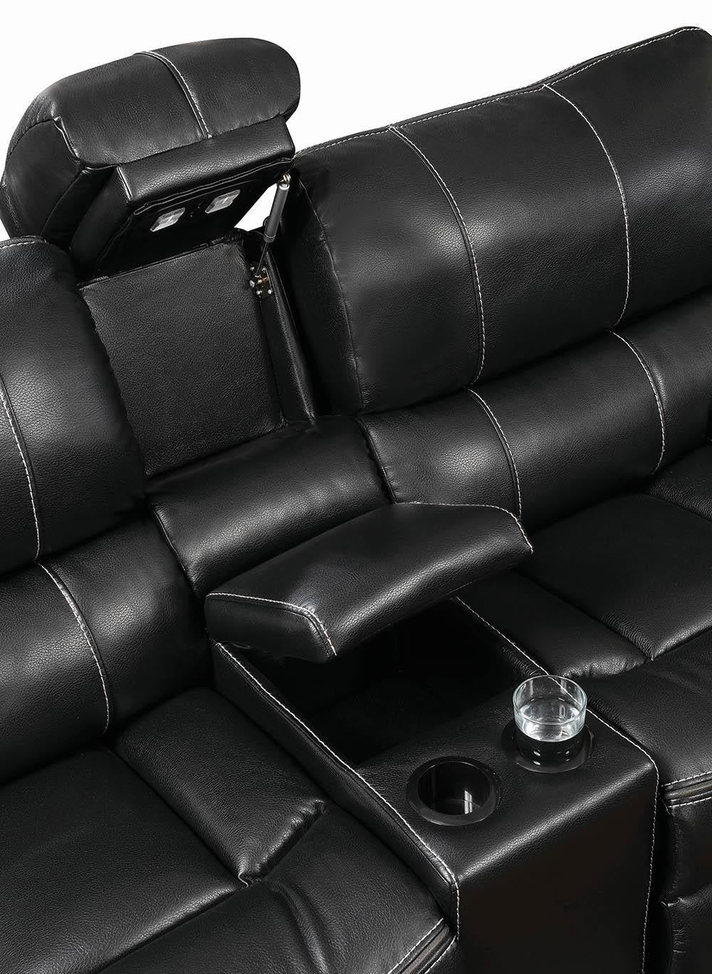 Willemse Casual Black Motion Sofa