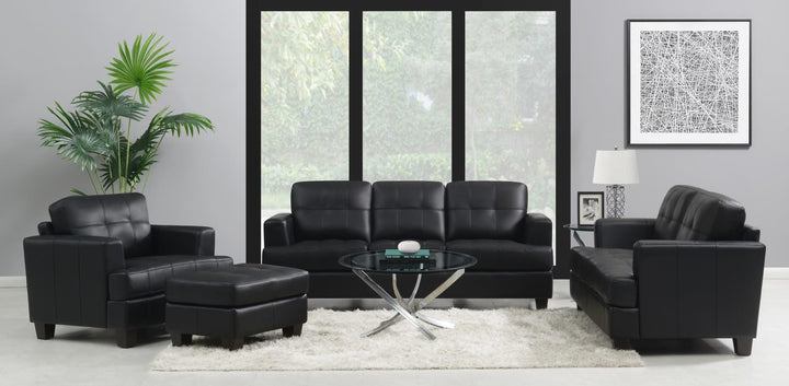 Samuel Transitional Black Chair