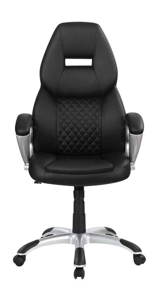 Transitional Black High Back Office Chair