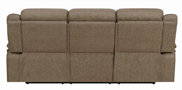 Houston Casual Tan Motion Sofa