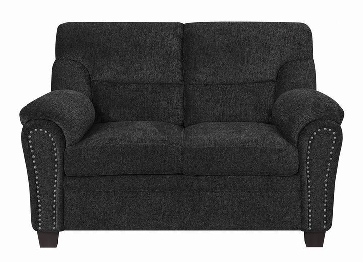 Clementine Casual Grey Loveseat