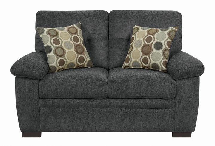 Fairbairn Casual Charcoal Loveseat