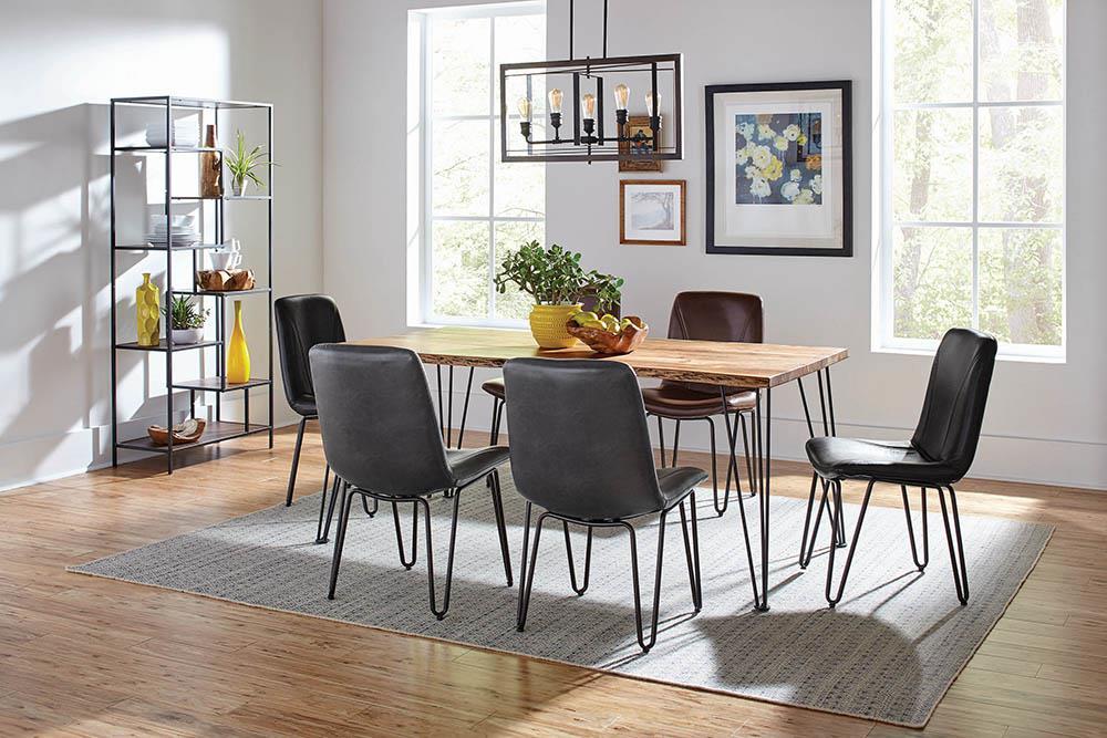 Industrial Natural Acacia Dining Table