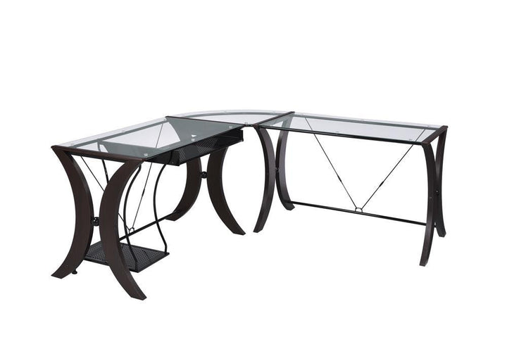 G800446 Contemporary Cappuccino Desk Set