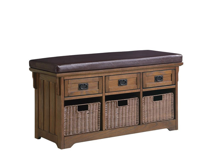 G501061 Traditional Medium Brown Bench