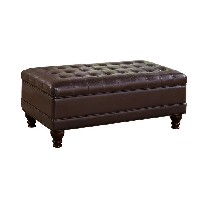 G501041 Casual Dark Brown Ottoman