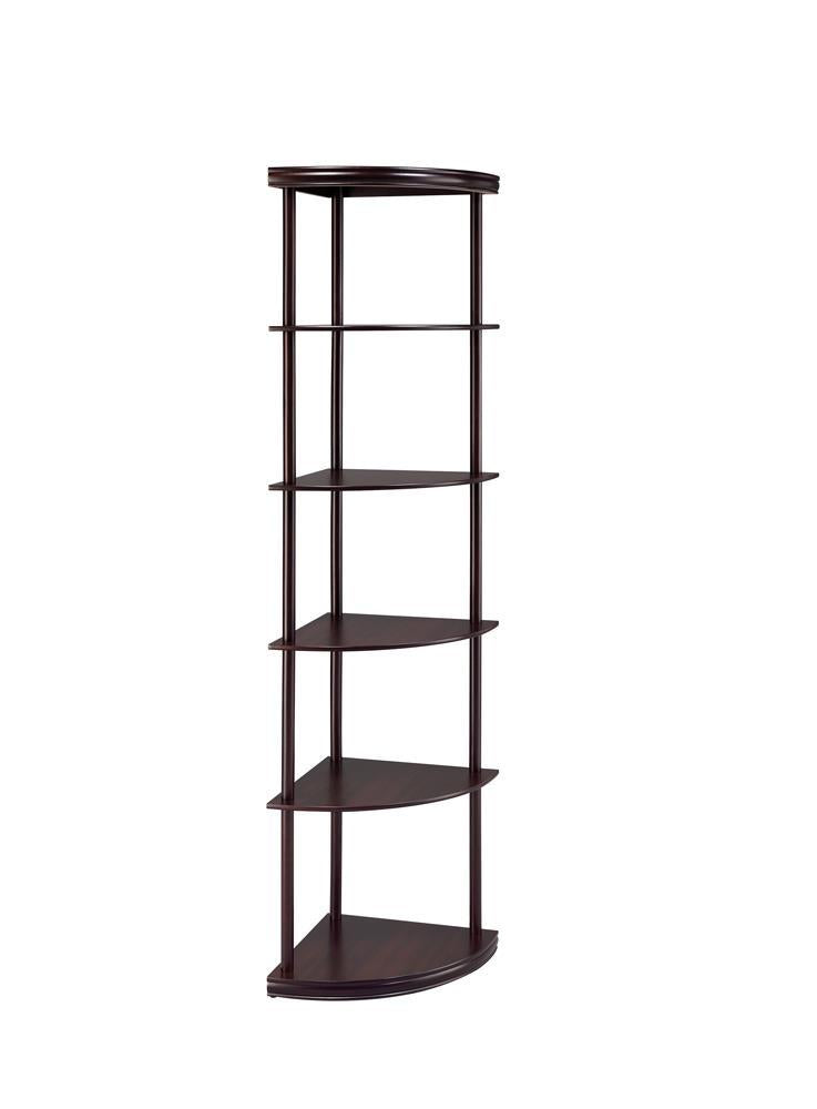 G800279 Casual Cappuccino Corner Bookcase