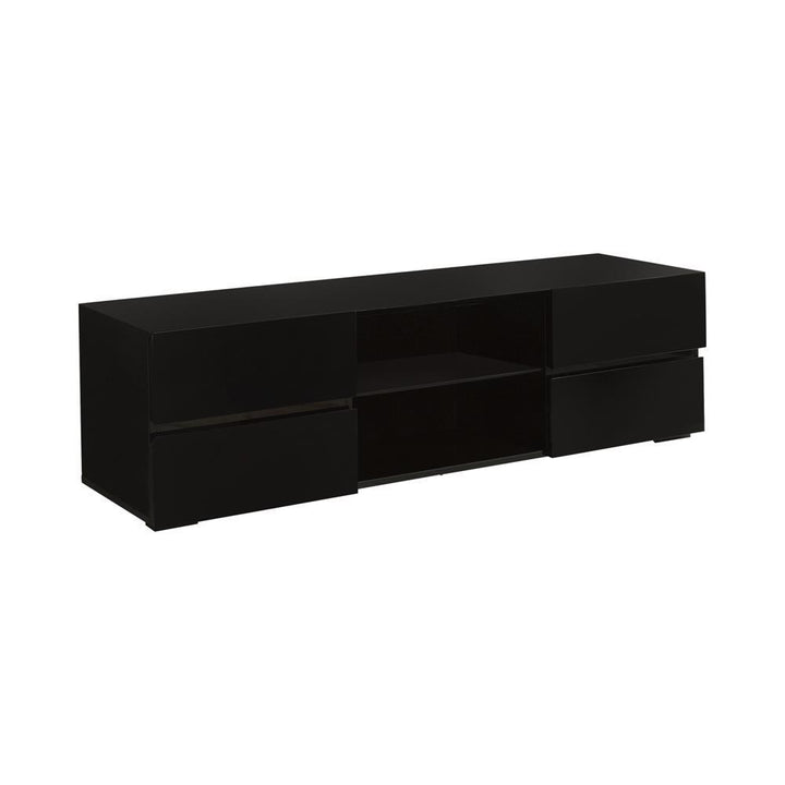 G700841 Contemporary Glossy Black TV Console