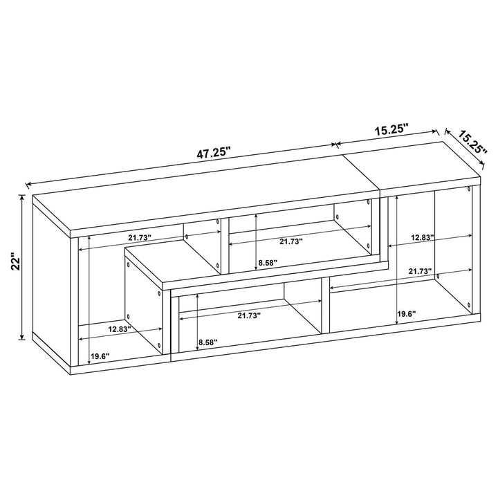 G800329 Contemporary Cappuccino Bookcase