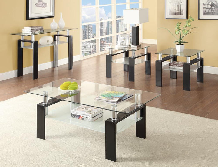 G702288 Occasional Contemporary Black Sofa Table