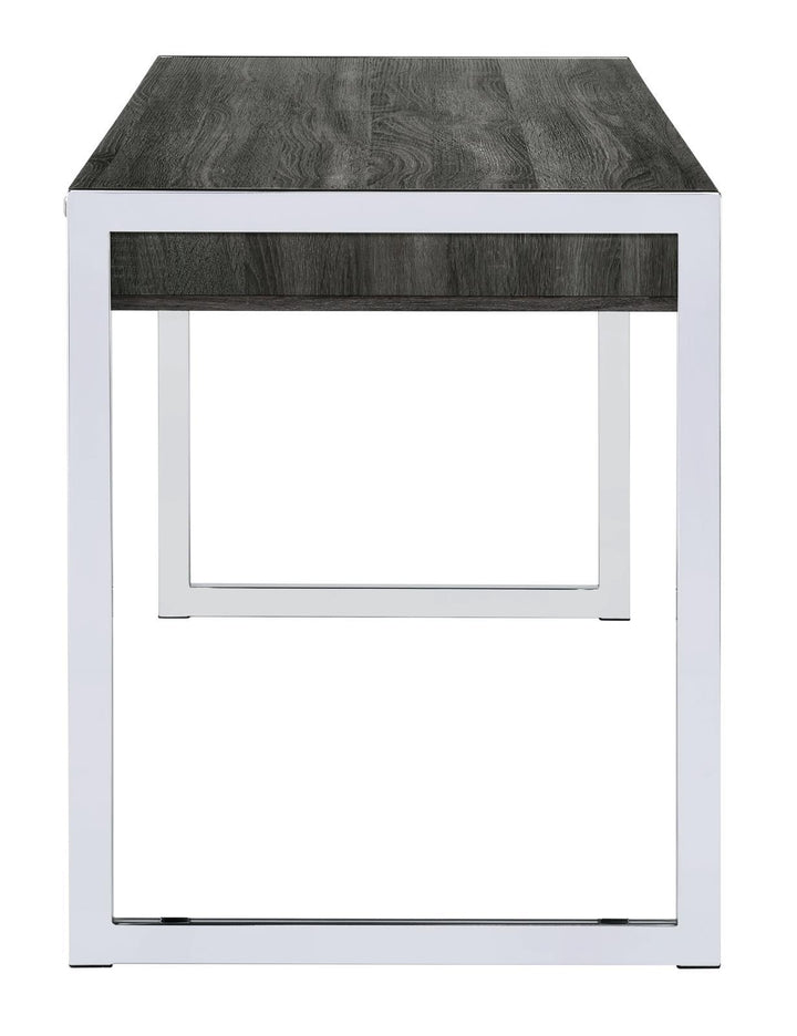 G801221 Contemporary Weathered Grey Writing Desk