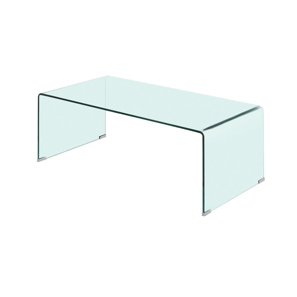 G705328 Contemporary Clear Coffee Table