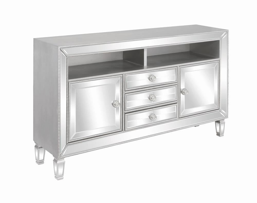 G722272 Contemporary Metallic Platinum 60" TV Console