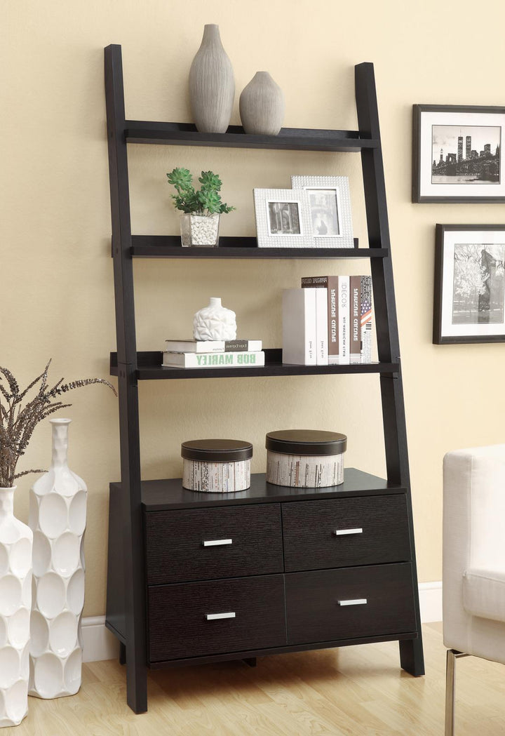 800319-S3 3 PC LADDER BOOKCASE SET