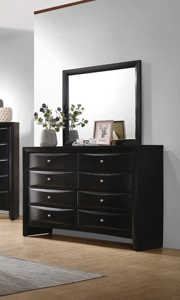 Briana Black Dresser Mirror