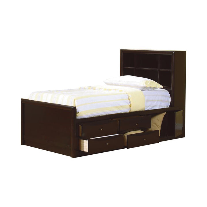 Phoenix Twin Bookcase Bed