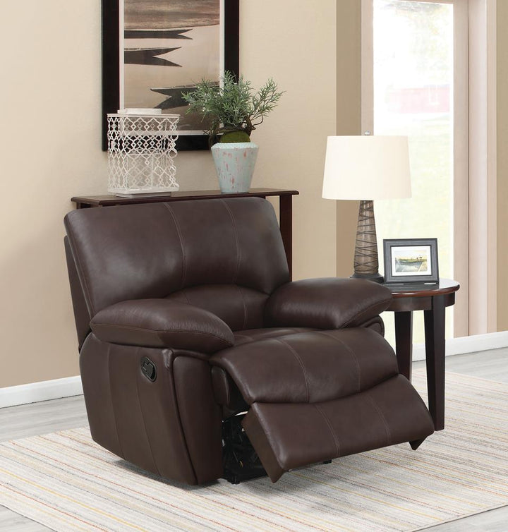 Clifford Motion Dark Brown Glider Recliner