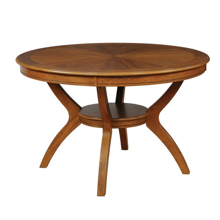 Nelms Casual Deep Brown Dining Table