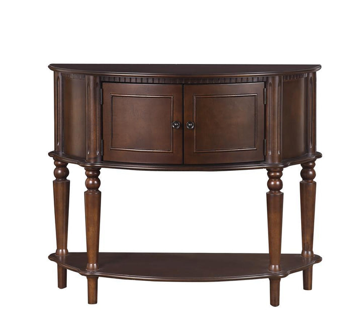 Traditional Brown Console Table