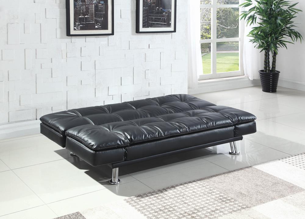 Dilleston Contemporary Black Sofa Bed