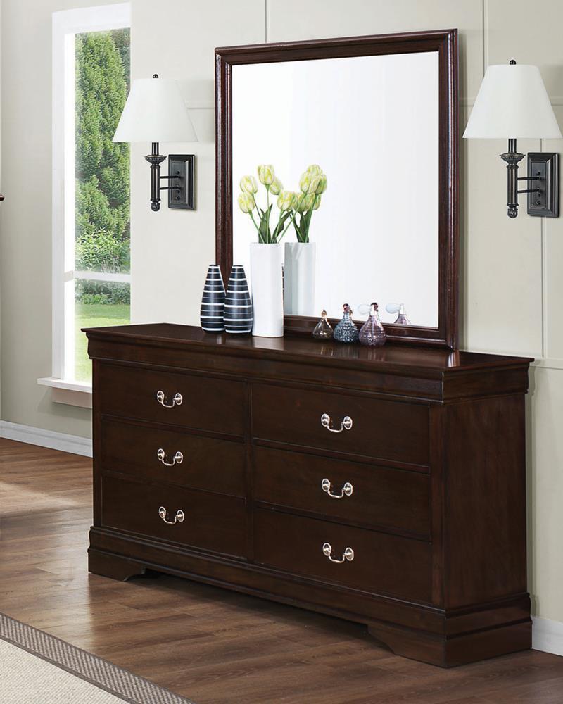 Louis Philippe Square Dresser Mirror