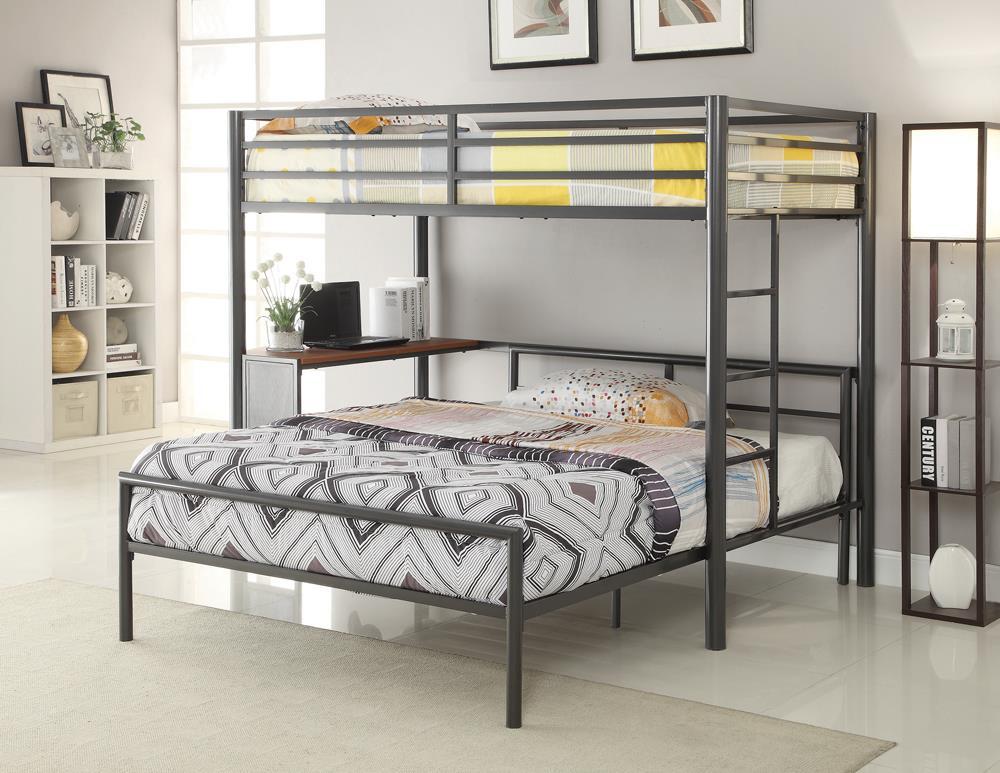 Metal Workstation Twin Loft Bed