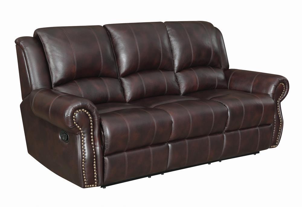 Sir Rawlinson Traditional Burgundy Motion Sofa