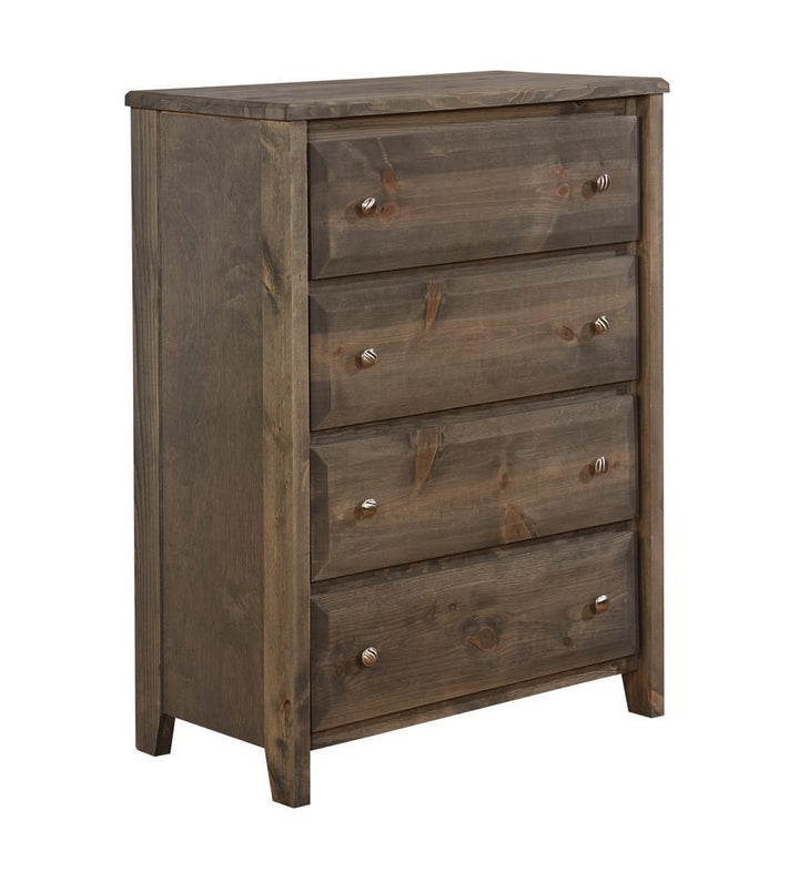 Wrangle Hill Gun Smoke Four-Drawer Chest