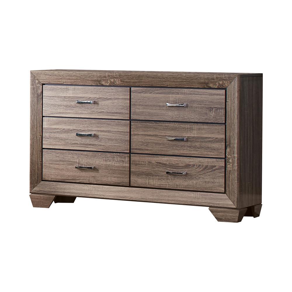 Kauffman Transitional Six-Drawer Dresser