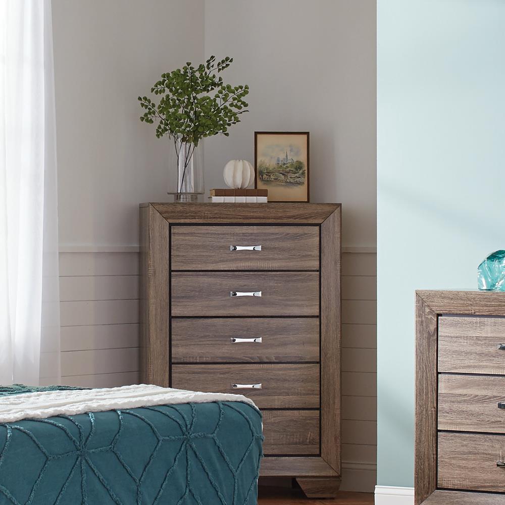 Kauffman Transitional Five-Drawer Chest