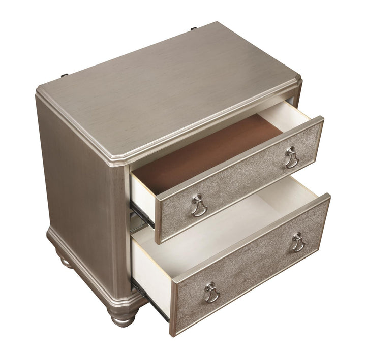 Bling Game Two-Drawer Nightstand