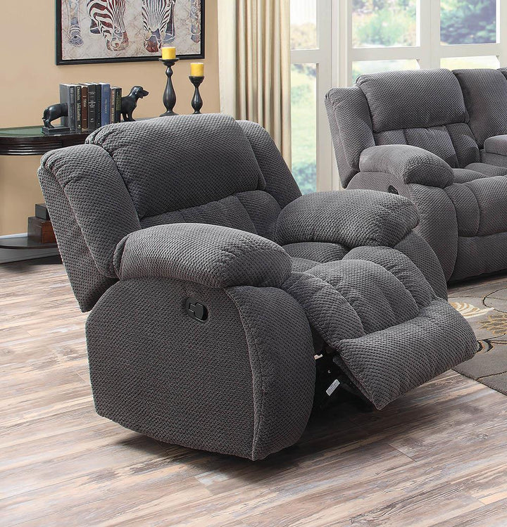 Weissman Grey Glider Recliner