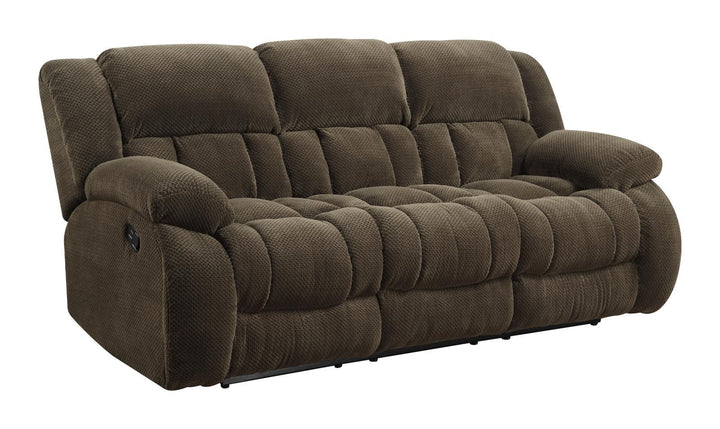 Weissman Brown Reclining Sofa