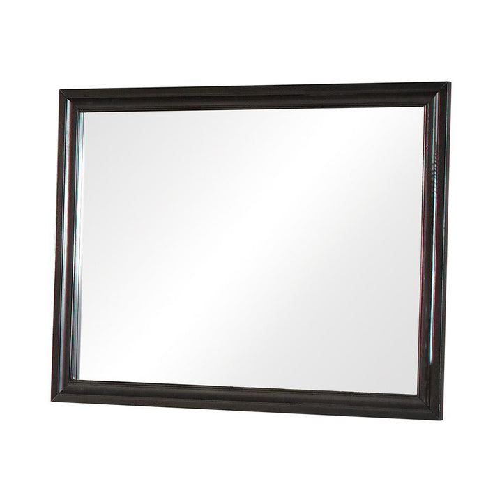 Barzini Black Dresser Mirror