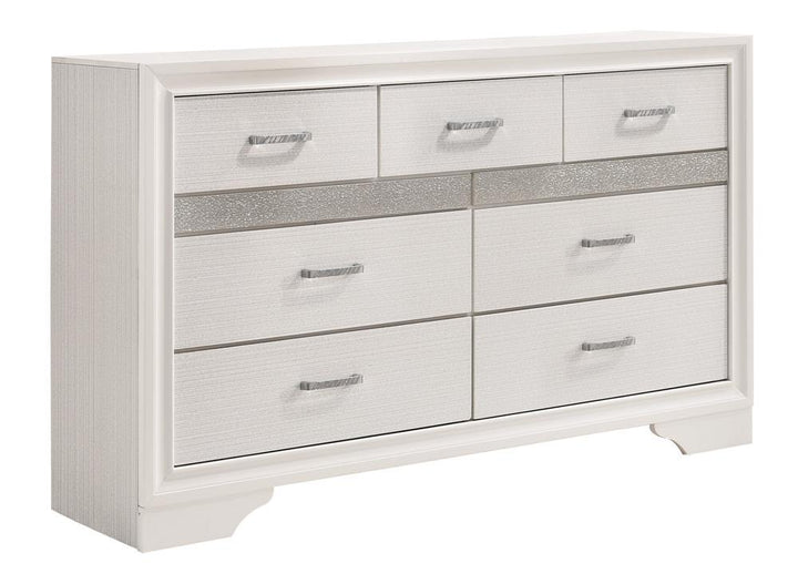 Miranda Modern Seven-Drawer Dresser With Hidden Jewelry Tray